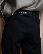 "BALENCIAGA" Beautiful draped full-length slacks