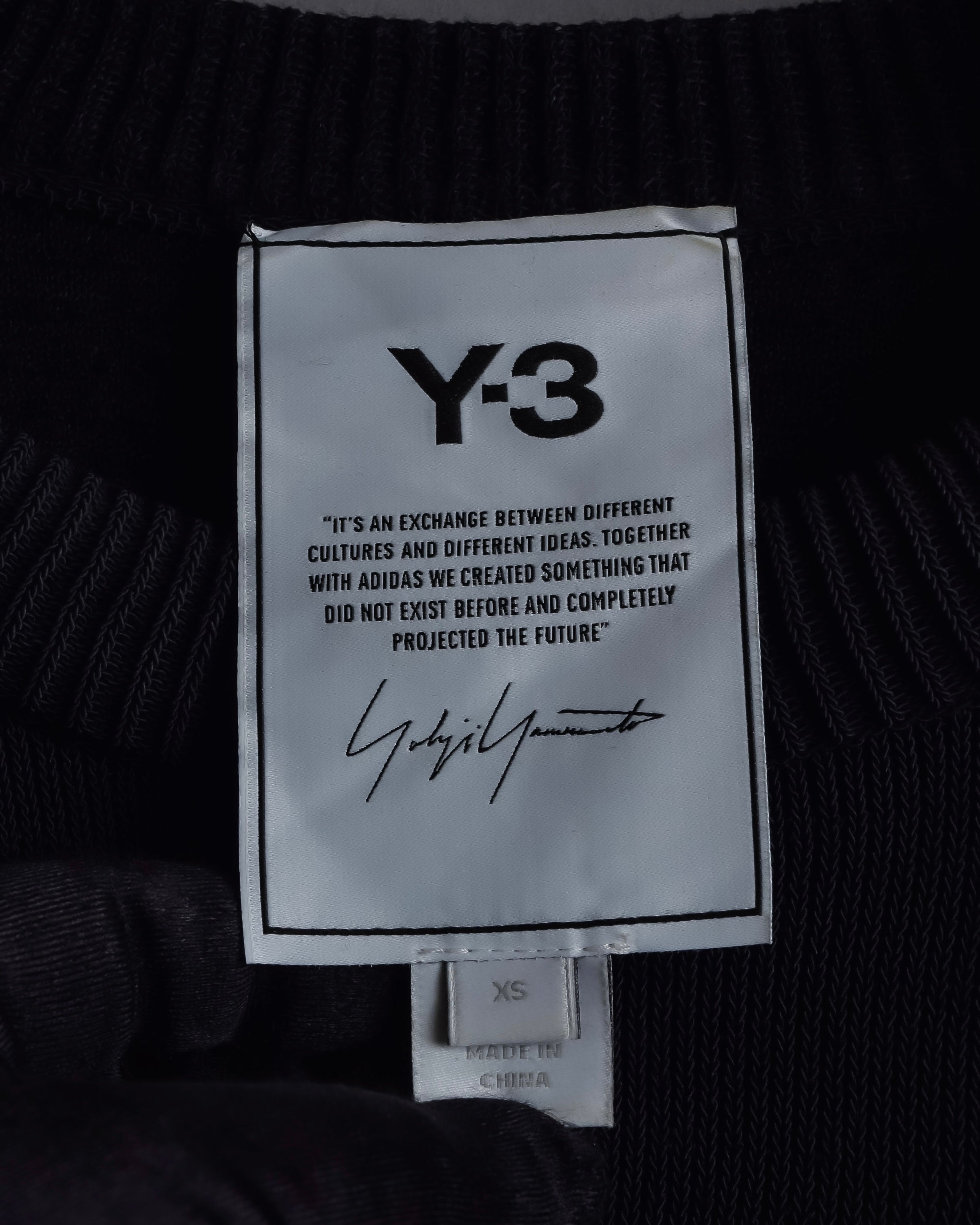 "Y-3" Logo engraved knit pullover