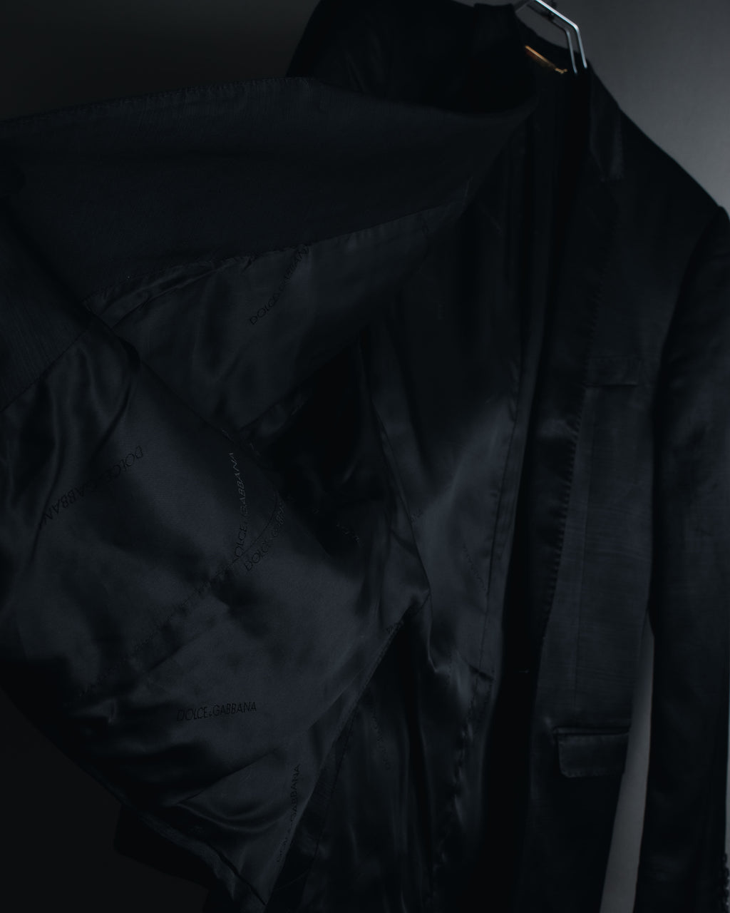 Blazer entallado brillante de los años 00 de DOLCE & GABBANA