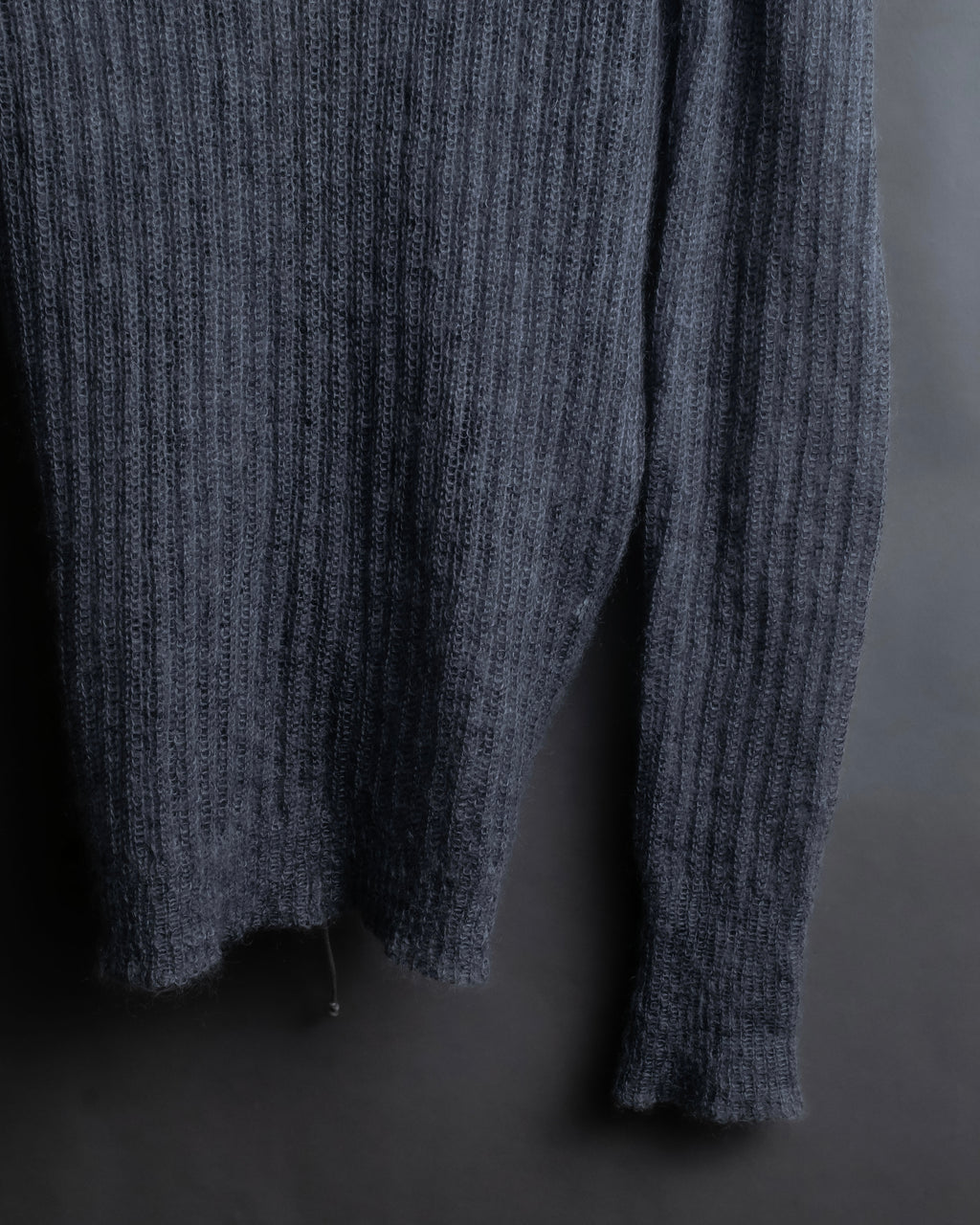 "CECILIE BAHNSEN" Drawcord design Hole detail ribbed knit