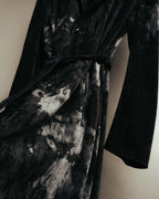 -SPECIAL- "Y’s" 2025's Discharge printed velvet long coat