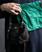 "BOTTEGA VENETA" 2way logo plate nylon bag