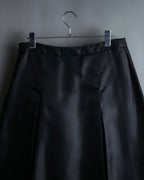 "PRADA" 100% silk pleated skirt
