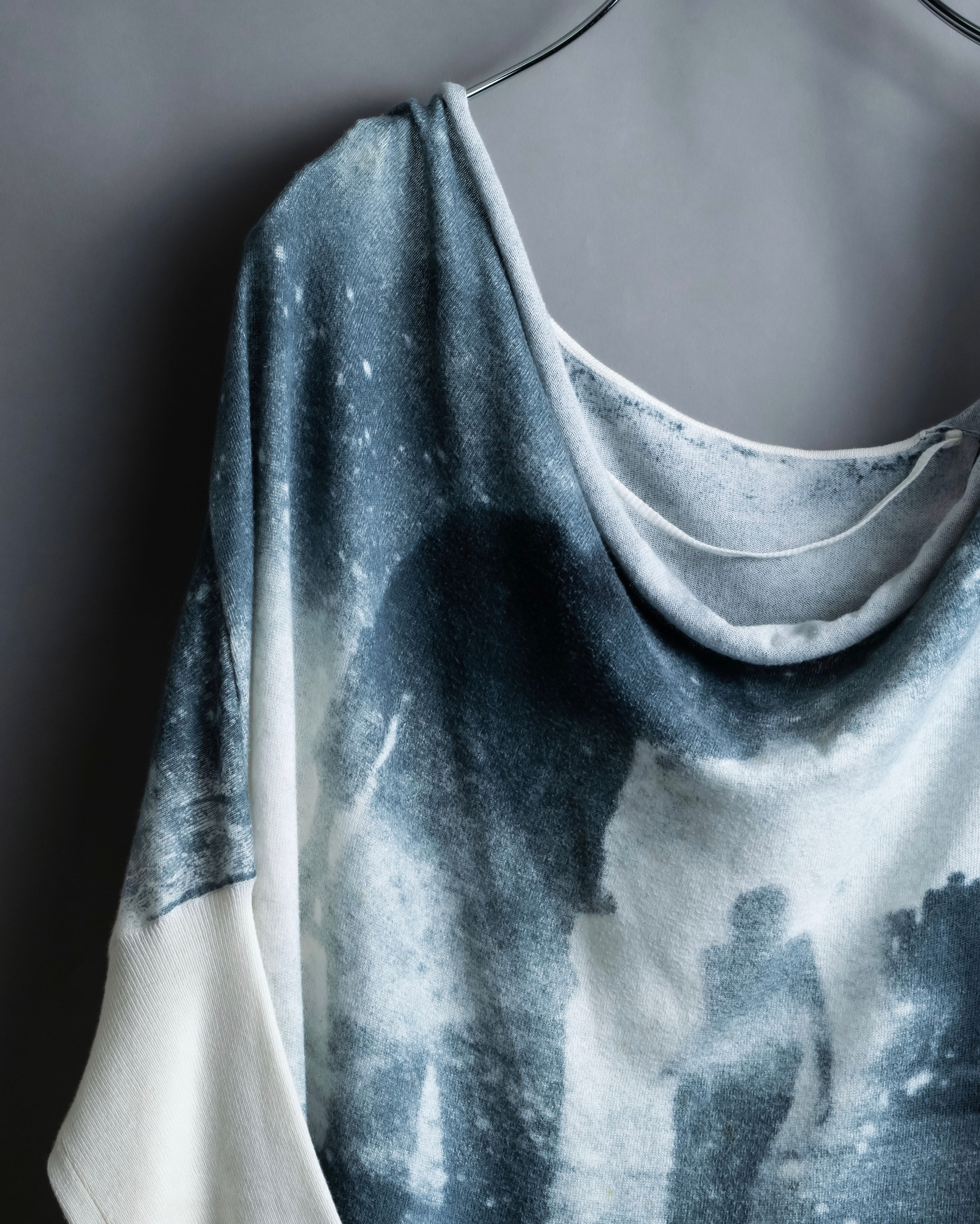 "DIESEL" Space pattern full graphic long tops