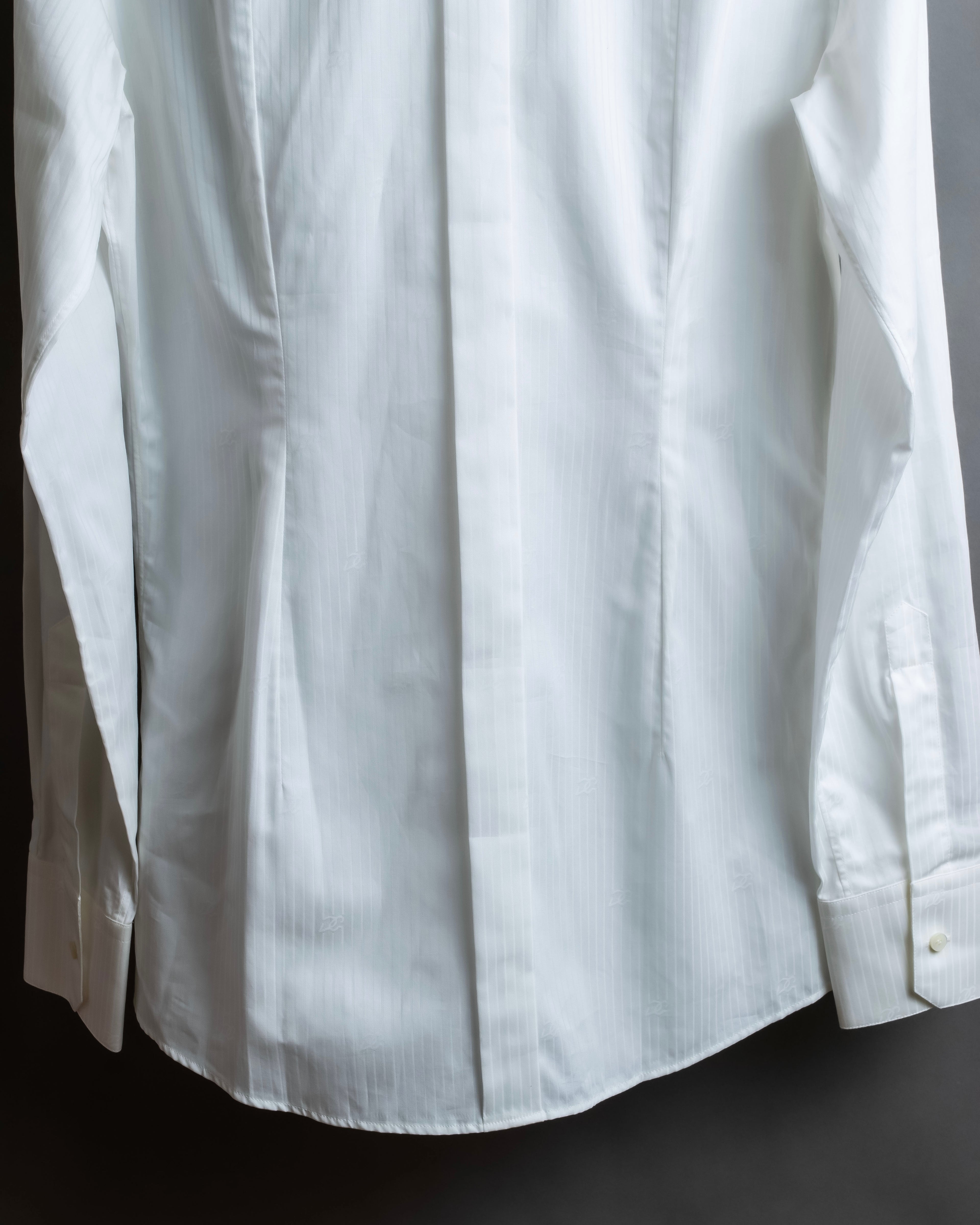 "DOLCE &amp; GABBANA" Shadow stripe pattern oversized shirt