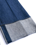 PATOU/ “Iconic Denim Trousers” Rolle Up Designed Denim