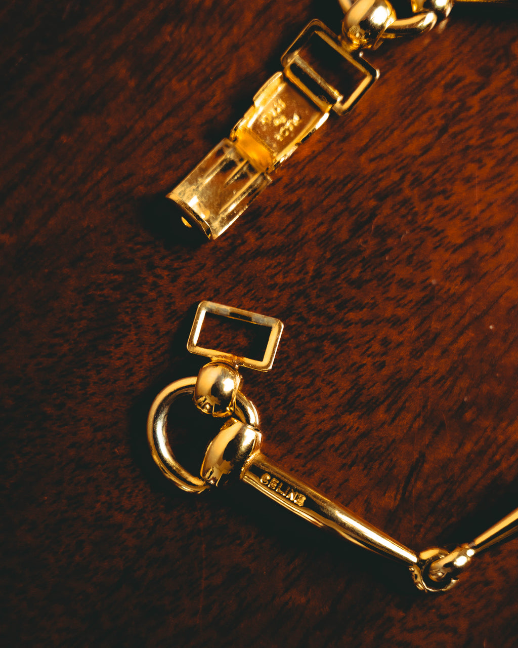 -SPECIAL- “CELINE” 70’s-80’s vintage horsebit link bracelet