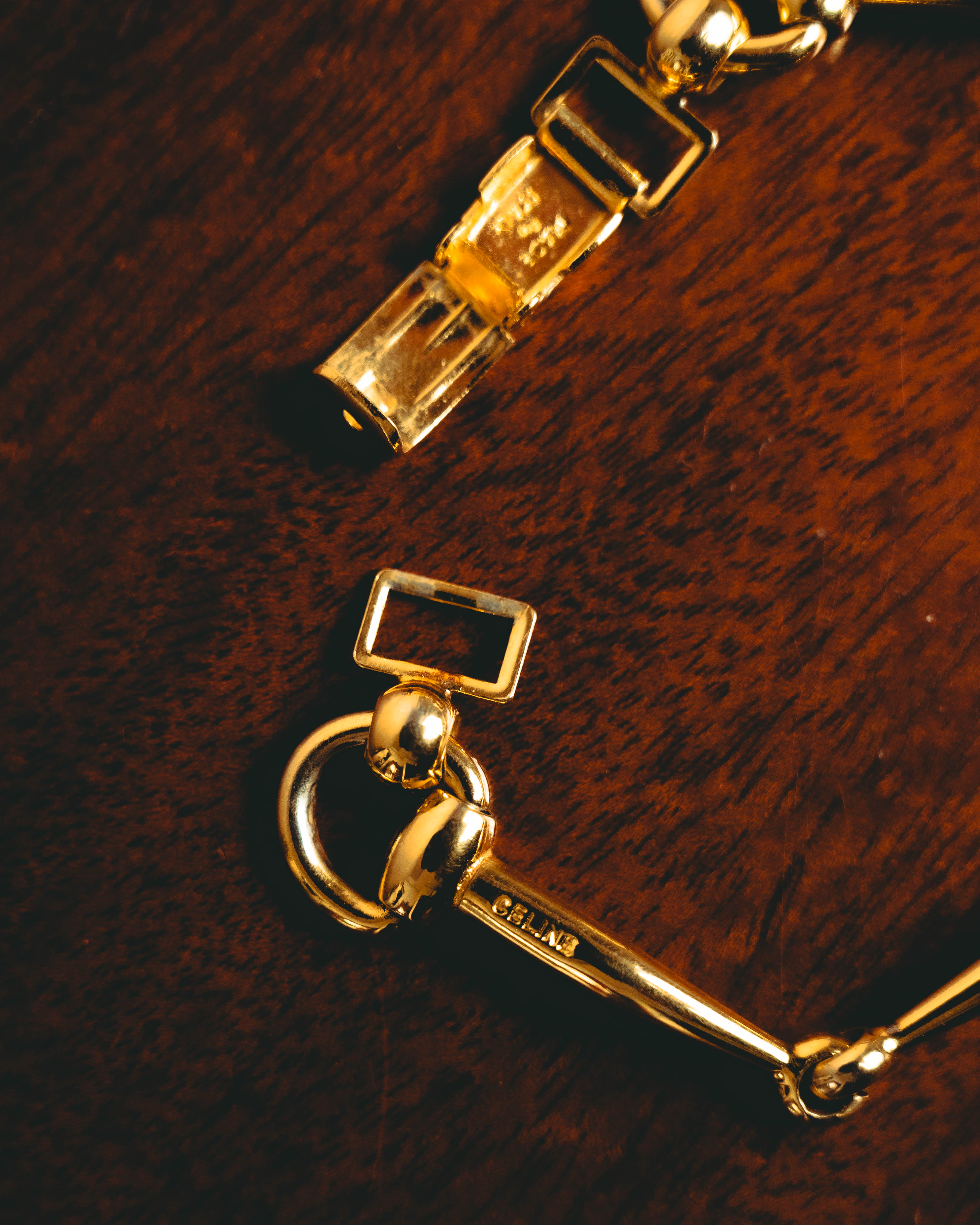 -SPECIAL- “CELINE” 70’s-80’s vintage horsebit link bracelet