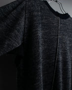 "CELINE" Inside-out stitching design knit pullover