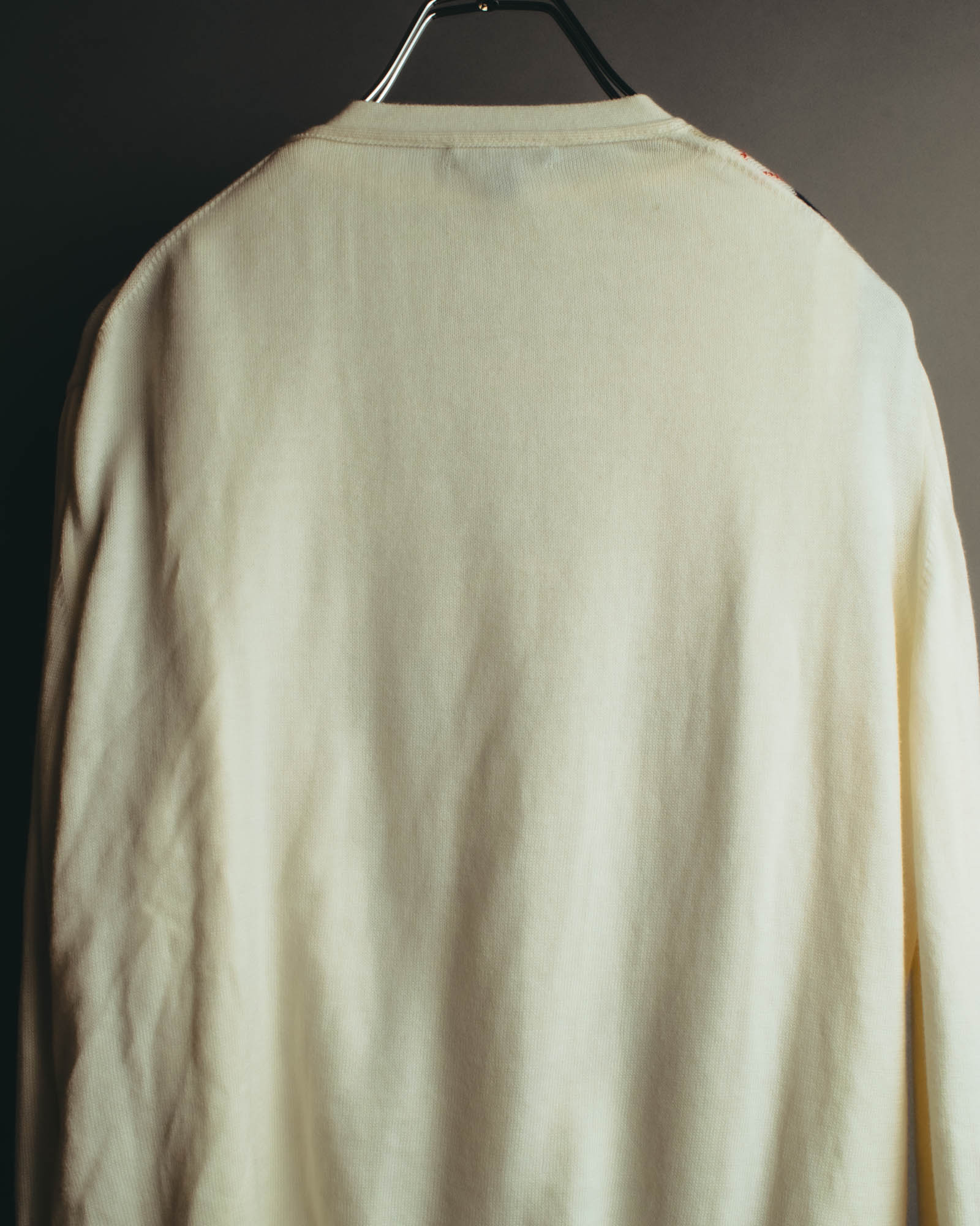 “BURBERRY LONDON” 00’s-10’s argyle cotton cardigan＆vest