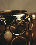 -SPECIAL- “CHANEL” 22C Pearl embellished ring statement cuff bracelet
