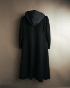 "BALENCIAGA" 2022 Distressed hooded long coat
