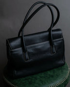 "Salvatore Ferragamo" Gancini motif design leather one-handle bag