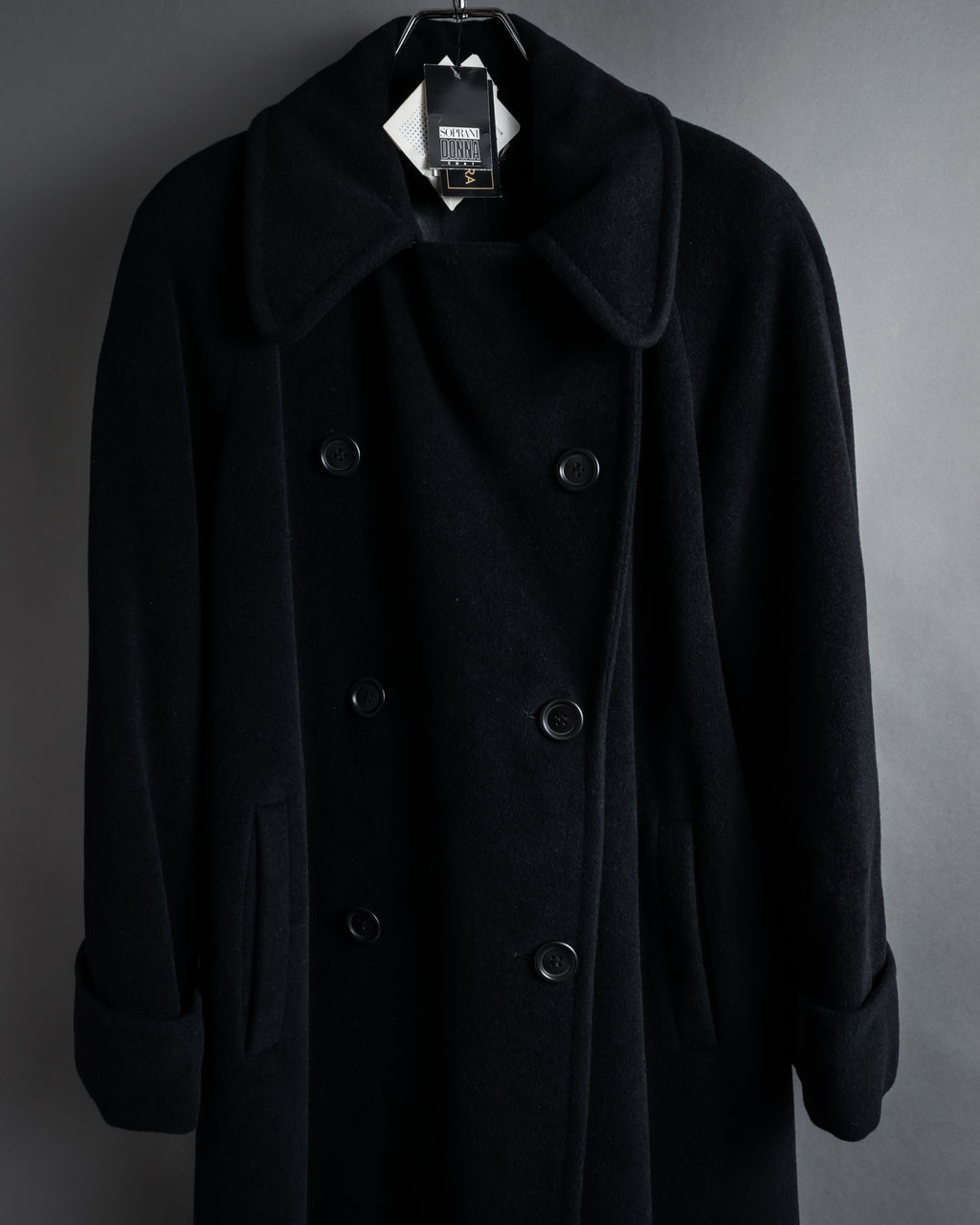 “SOPRANI DONNA” Tailored double-breasted long coat