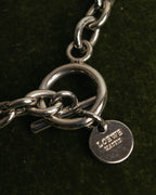 “LOEWE“ 16AW Yellow heart charm chain bracelet