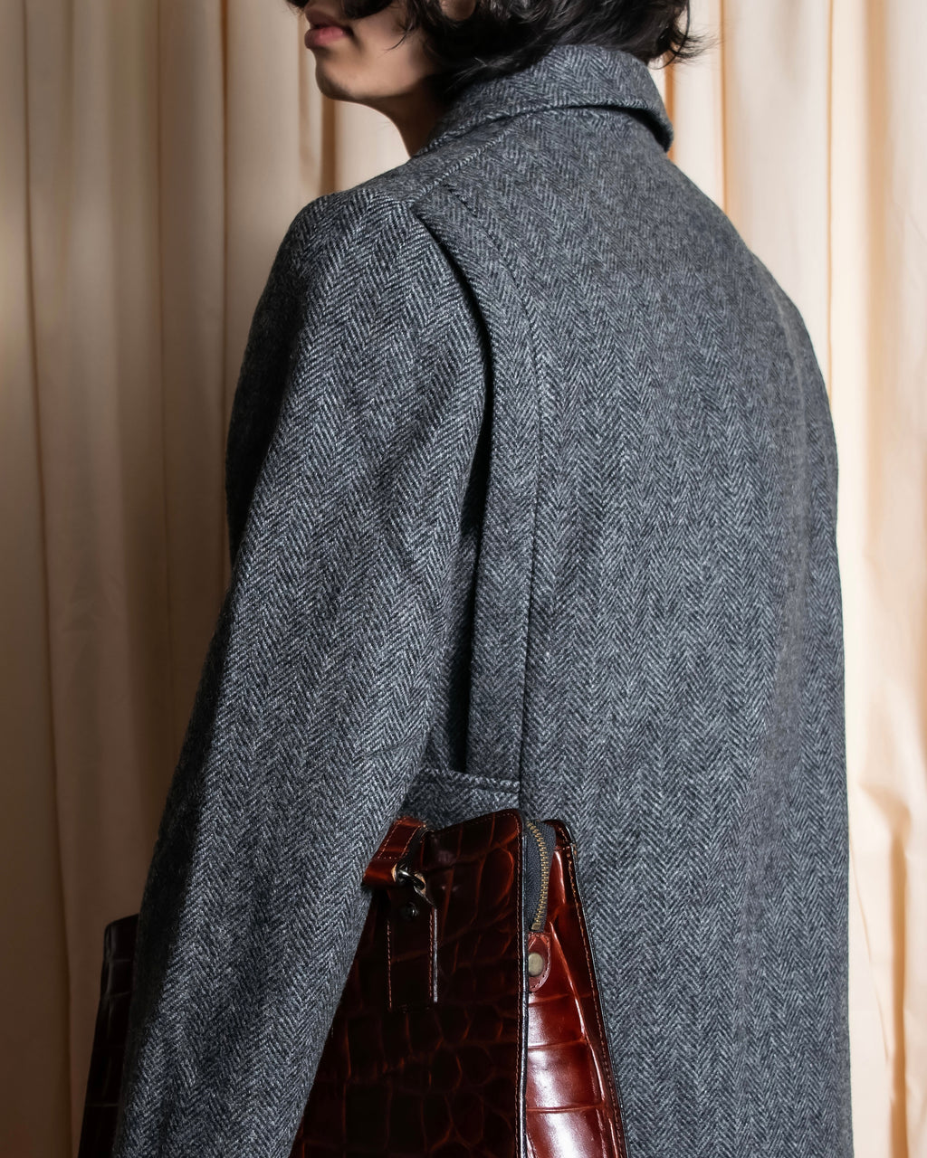 “Judi Rich” Beautiful tweed double breasted coat