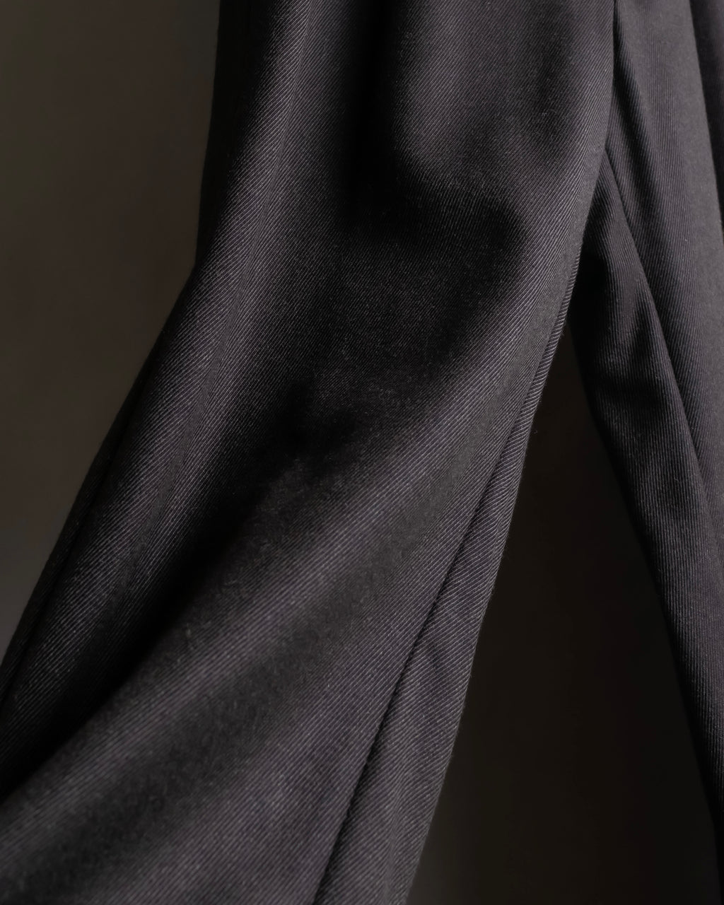 "Vintage wide tapered double-finished slacks"