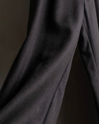 "Vintage wide tapered double-finished slacks"