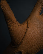 “Yves Saint Laurent” 80’s-90’s Hand-stitched peccary leather gloves