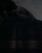 “TAE ASHIDA” 2008-2015 Structured border tweed jacket