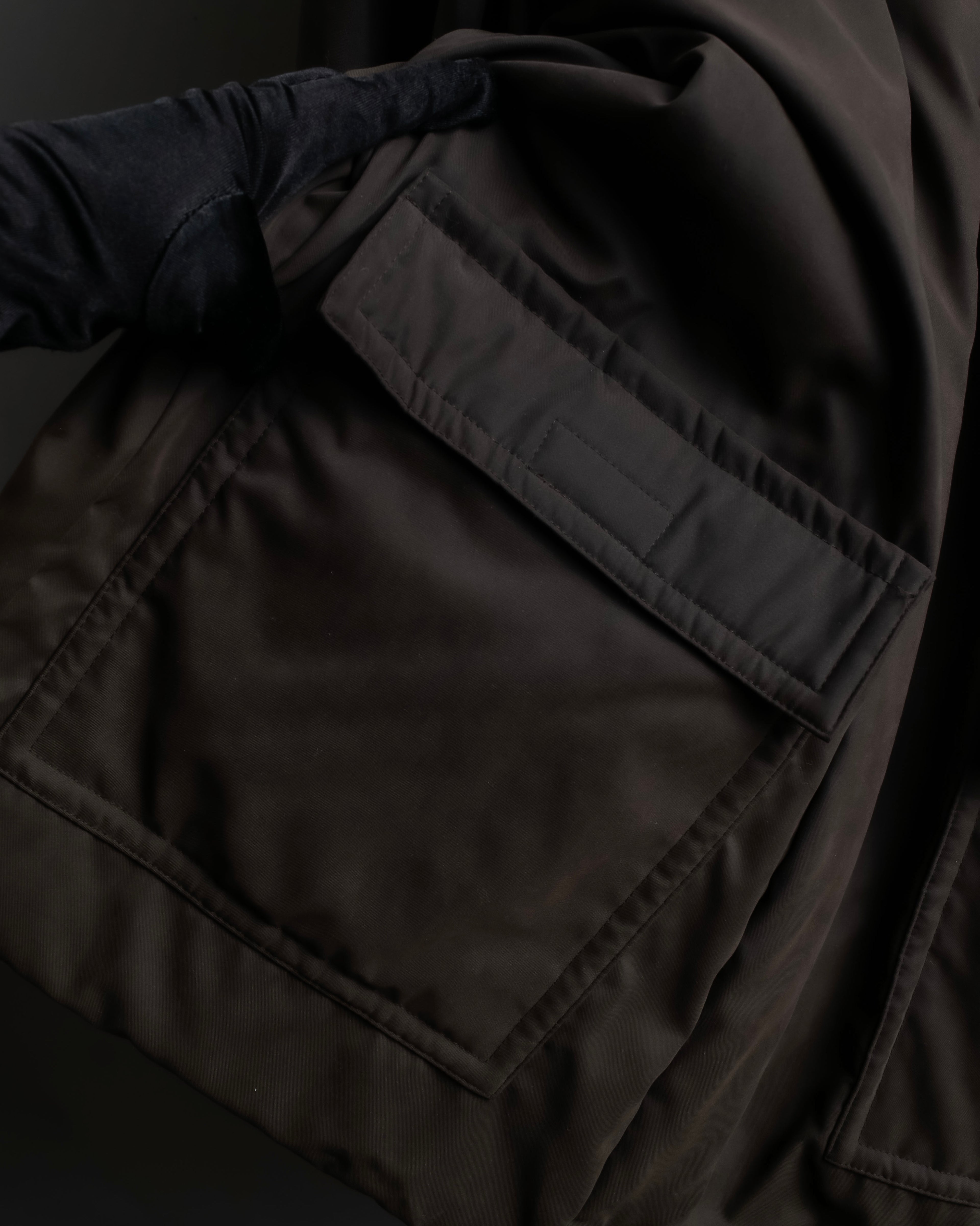 "Weekend Max Mara" Fur collar front zipper blouson