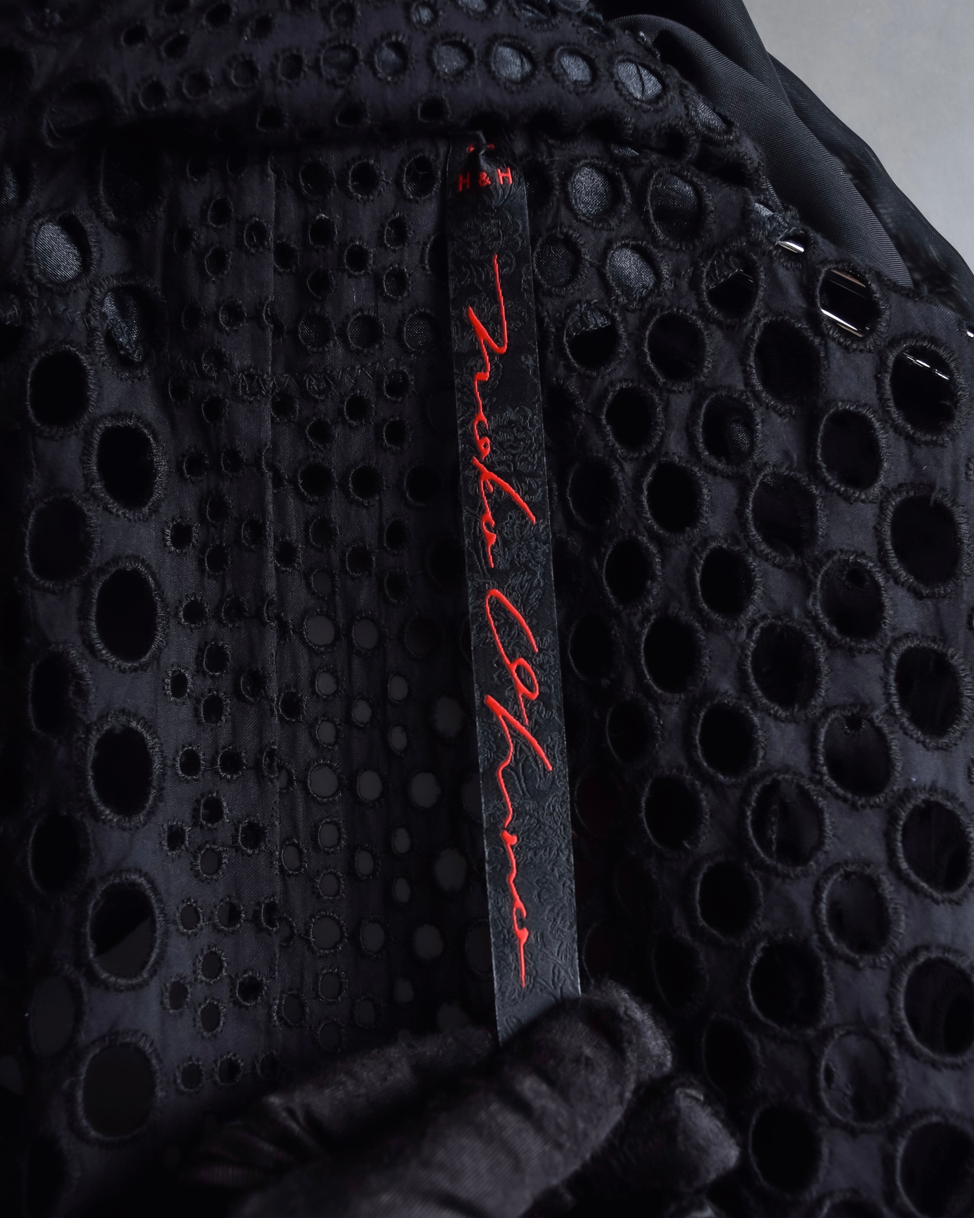 "NOKO OHNO" Layered organza frill embroidered dress