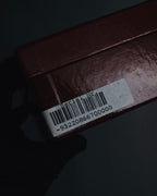 "Salvatore Ferragamo" 90’s Gancini clasp kiss lock tri fold wallet