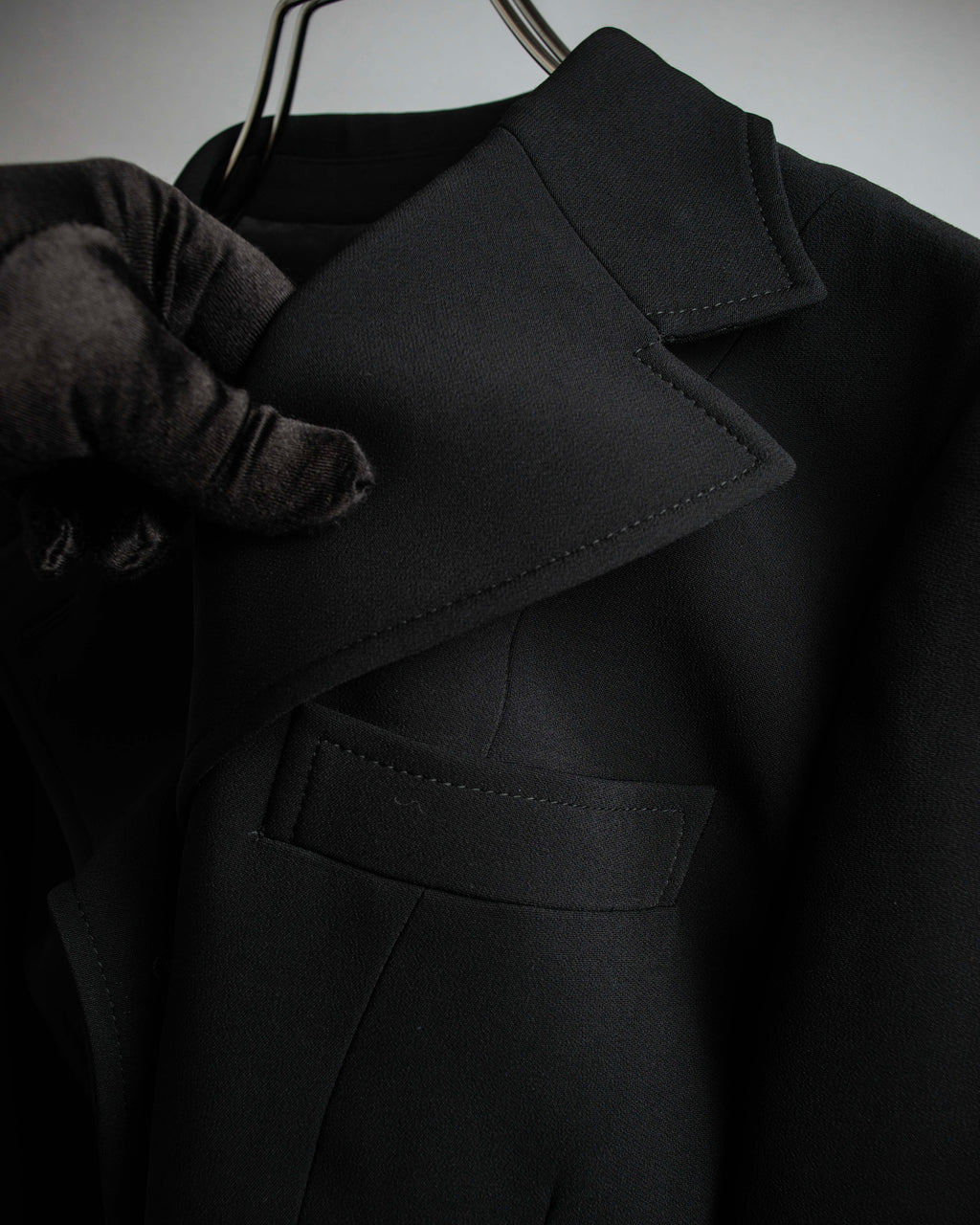 "GUCCI" Michele period stand collar modified design tailored jacket