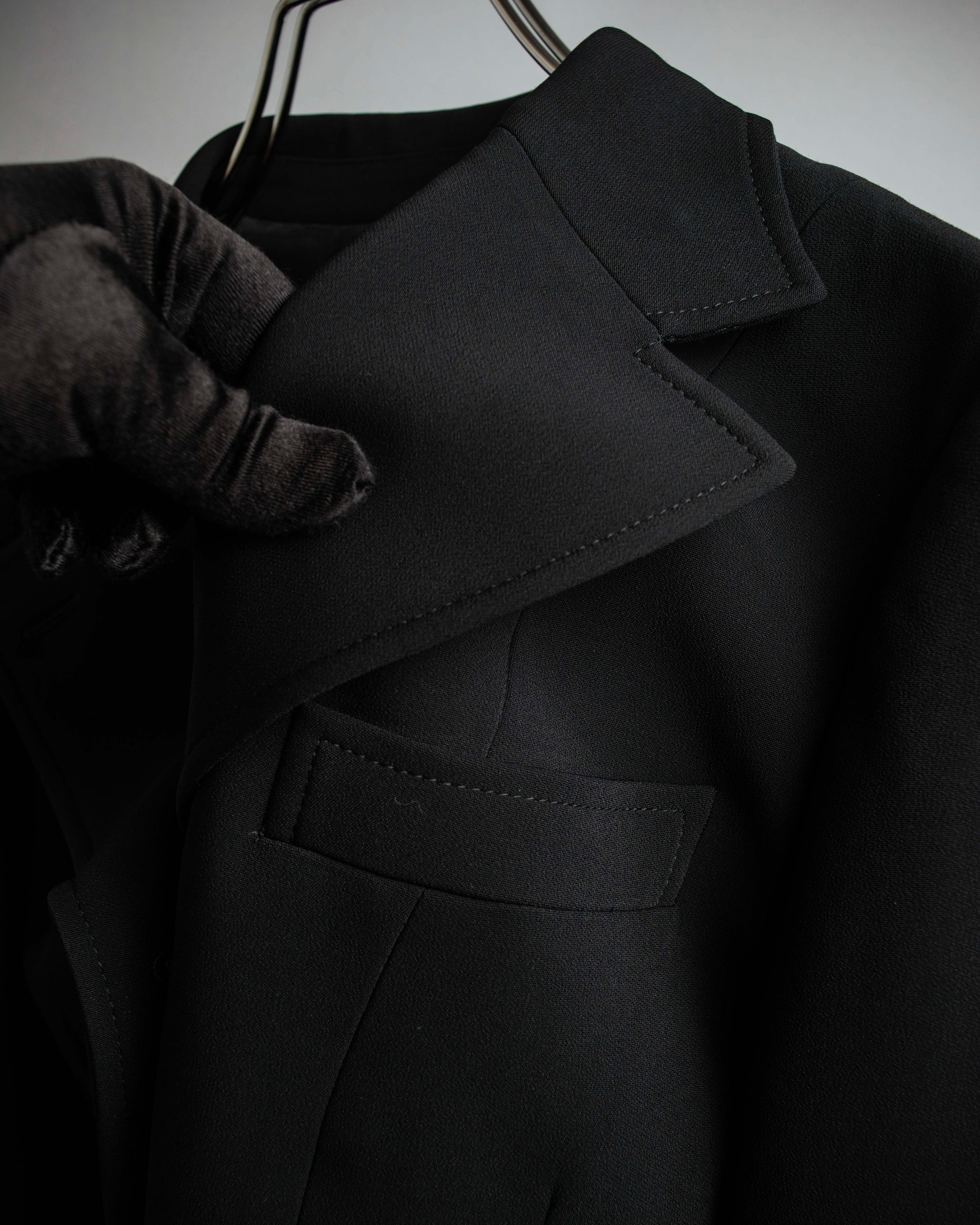 "GUCCI" Michele period stand collar modified design tailored jacket