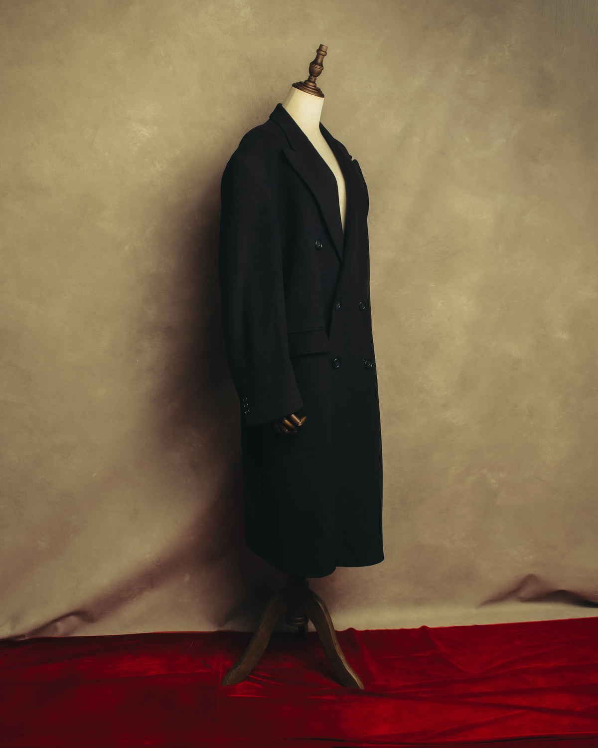 “Burberrys” 80’s-90’s Oversized double-breasted cashmere chester coat