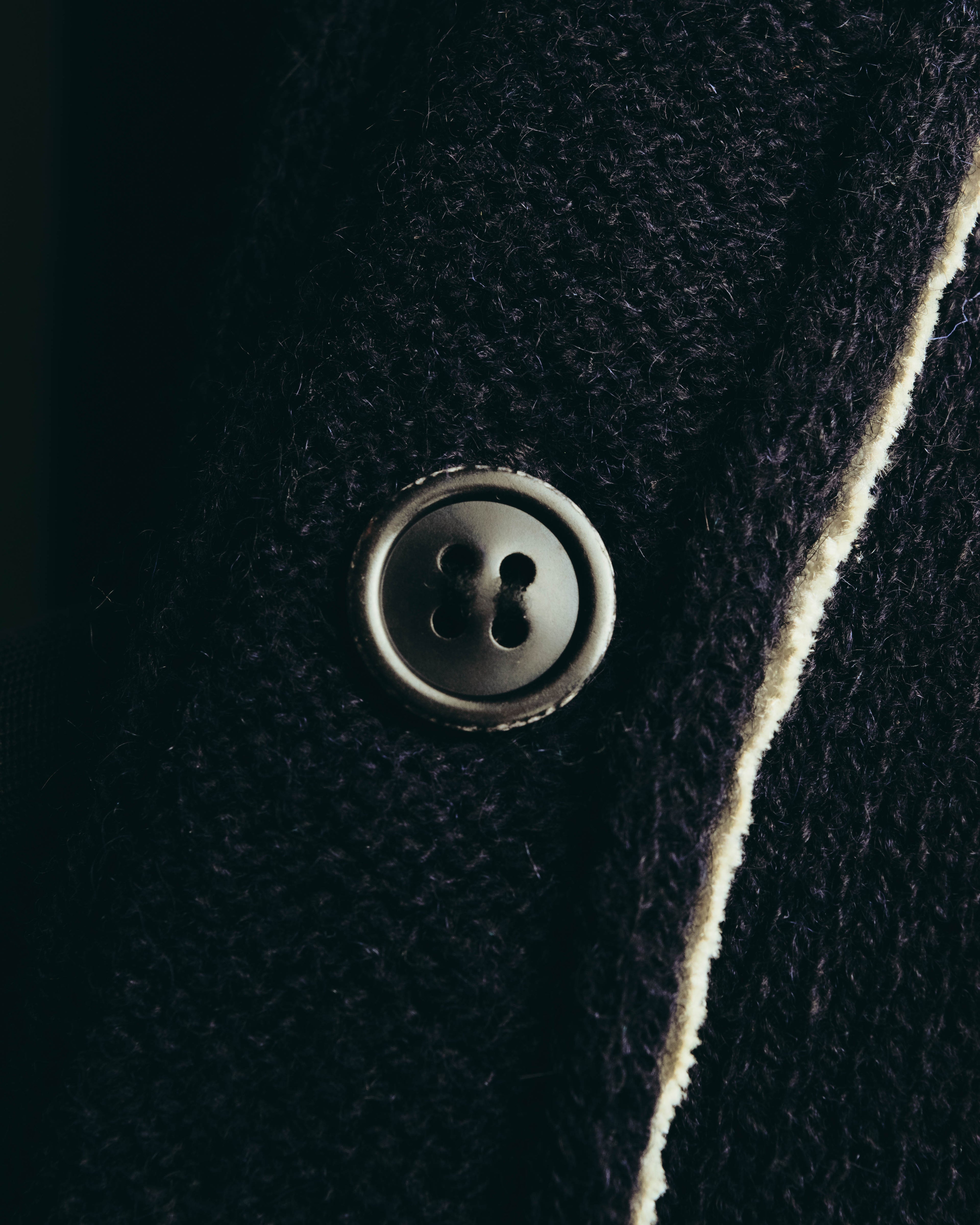 "Yohji Yamamoto +NOIR" 00's-10's Soft alpaca wool knit cardigan