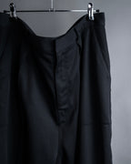 "LOEWE" Three-dimensional pattern design wide slacks