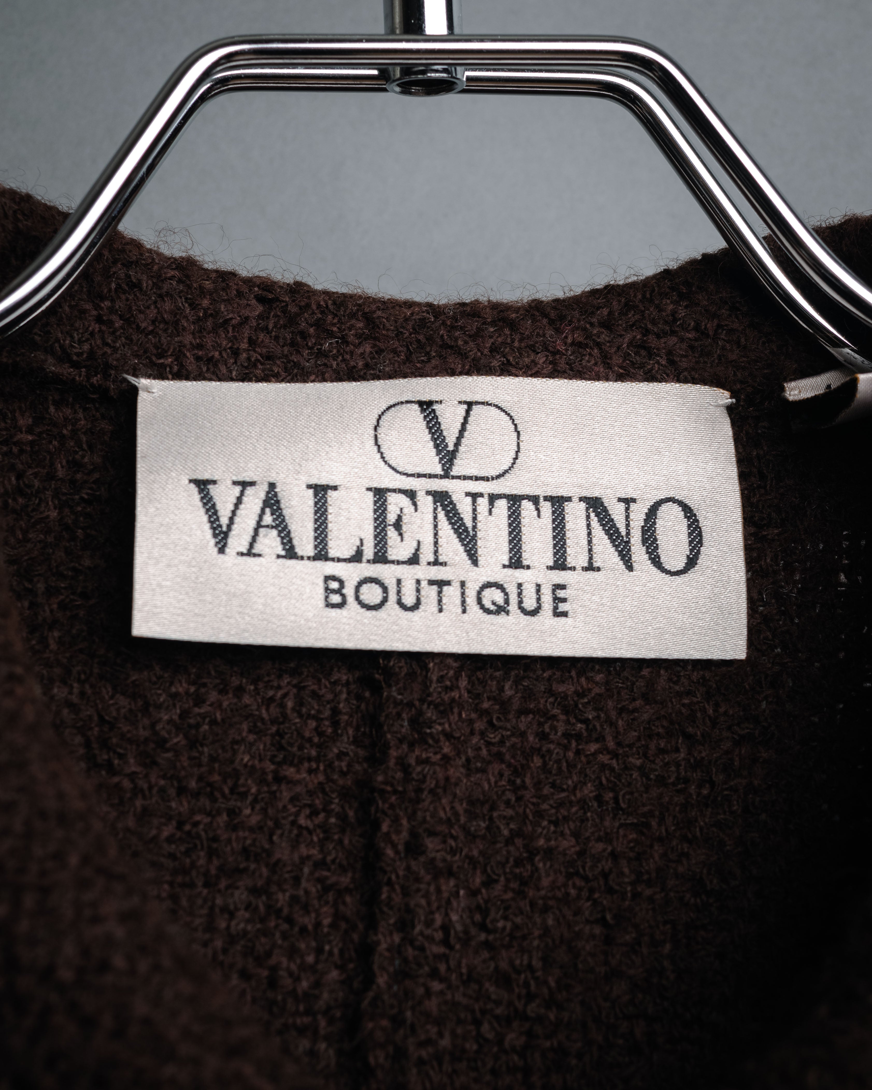 VALENTINO (ヴァレンティノ) - テーラードジャケット - ダークブラウン
