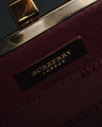 "BURBERRY" 00’s Framed chain formal bag