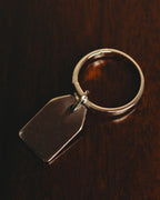"Christian Dior" Cream enamel key ring