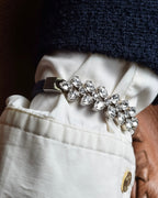 "PRADA" Petal motif crystal bracelet