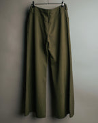 -SPECIAL- “Christian Dior” 2001 Galliano era olive wide safari trousers