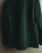 "Yves Saint Laurent" late 80's-early 90's Structured wool mohair double breasted coat