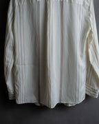 "Loro Piana" Multi-stripe pattern natural color shirt