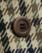 "GUCCI" 80's-early 90's Checked wool cashmere double-breasted jacket