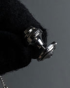 "BURBERRYS" Equestrian Knight engraved silver cufflinks