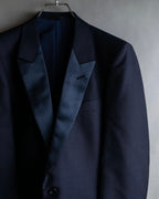 "CHRISTIAN DIOR MONSIEUR" Satin switching design tuxedo dress set up