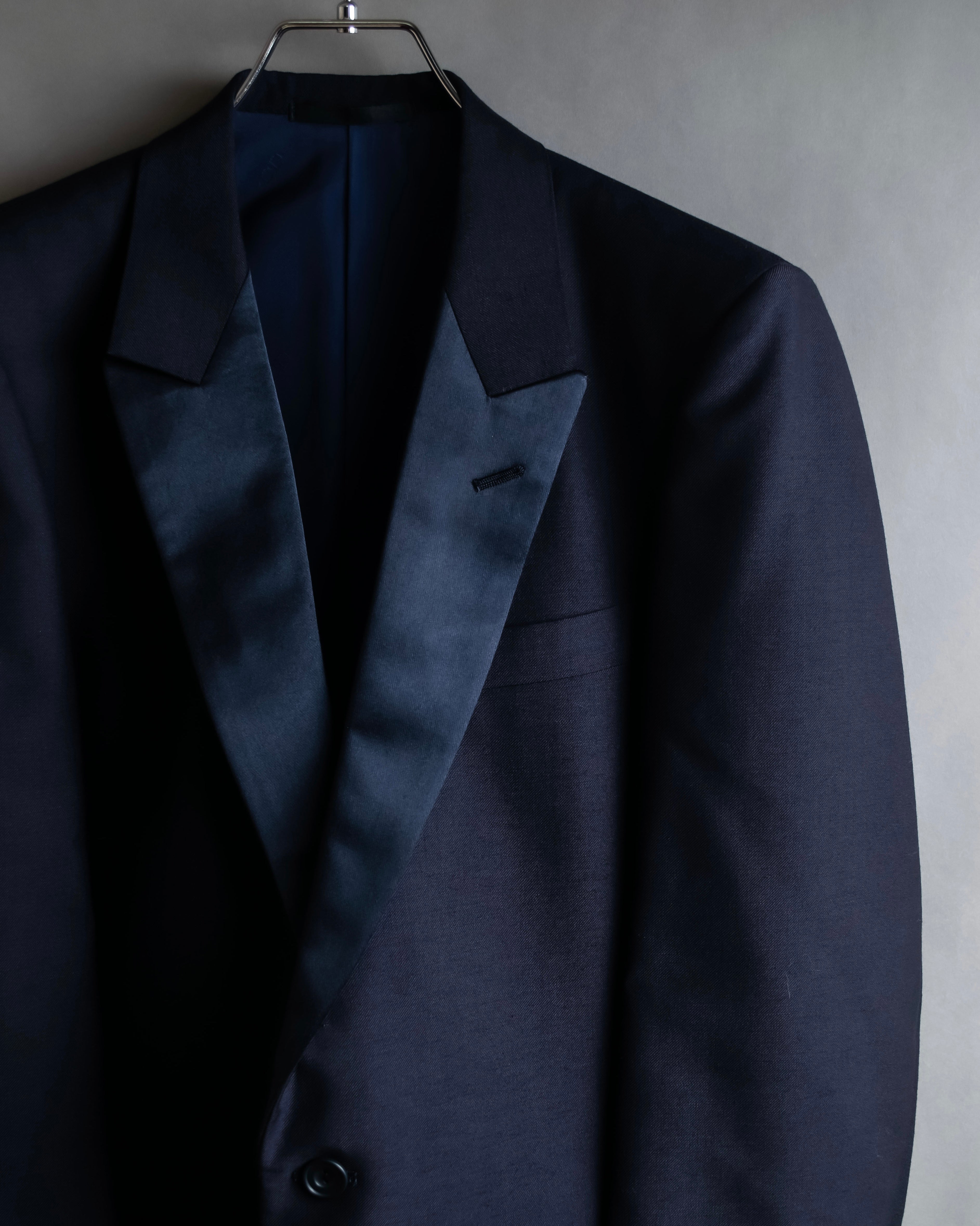 "CHRISTIAN DIOR MONSIEUR" Satin switching design tuxedo dress set up