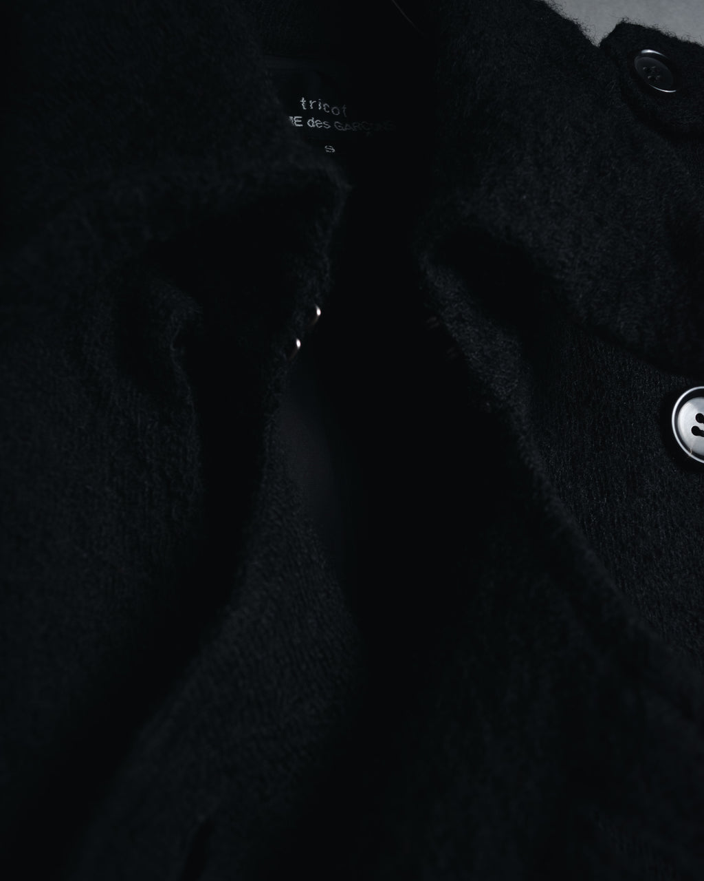 "tricot COMME des GARÇONS" 2007AW shrunk wool trench coat