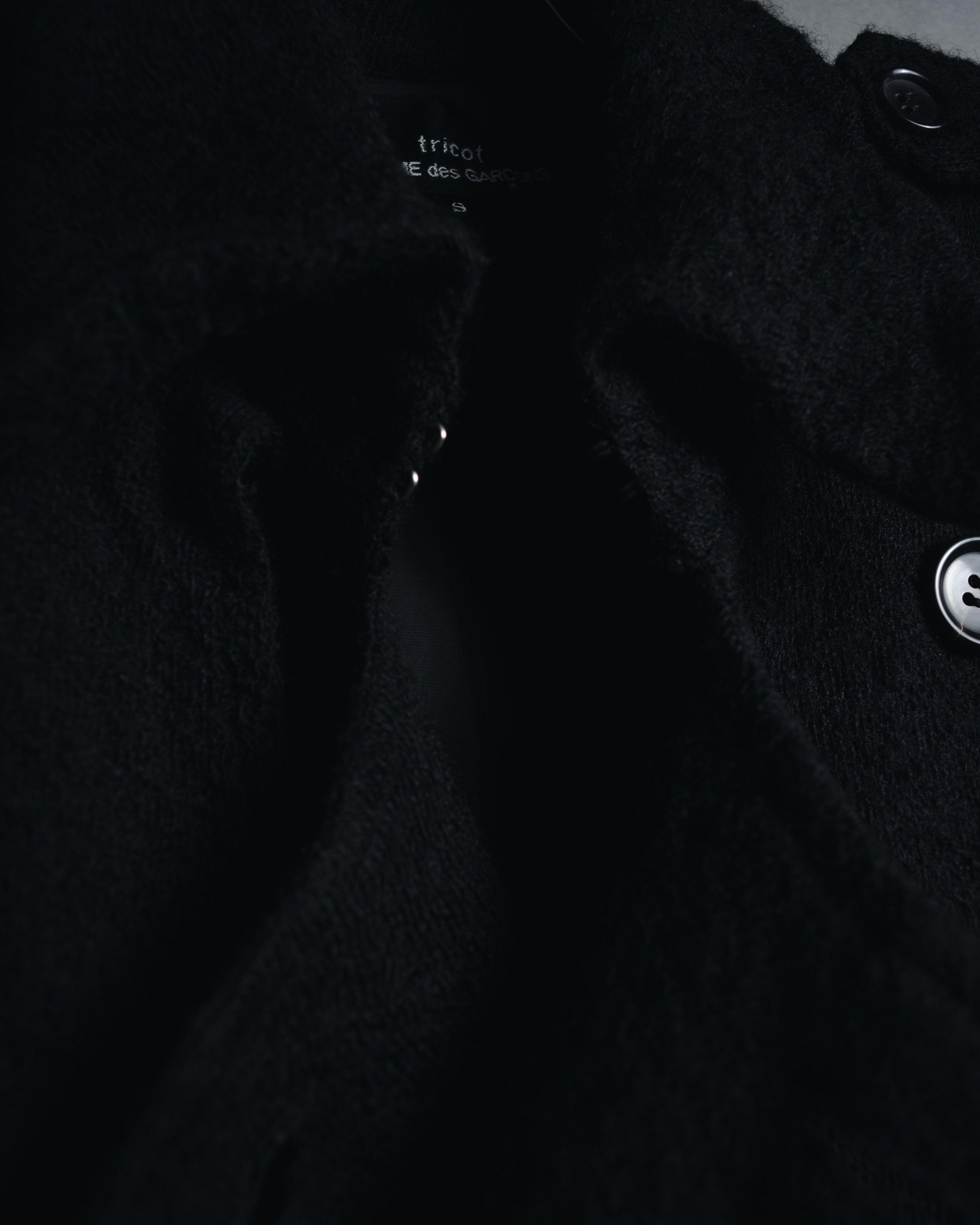"tricot COMME des GARÇONS" 2007AW shrunk wool trench coat