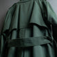 "BURBERRYS" Military detail oversized belted trench coat