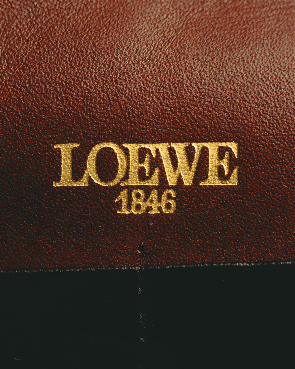 -SPECIAL- “LOEWE” 80’s-90’s embossed anagram suede shoulder bag