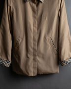 "BURBERRYS" Check reverse design short blouson