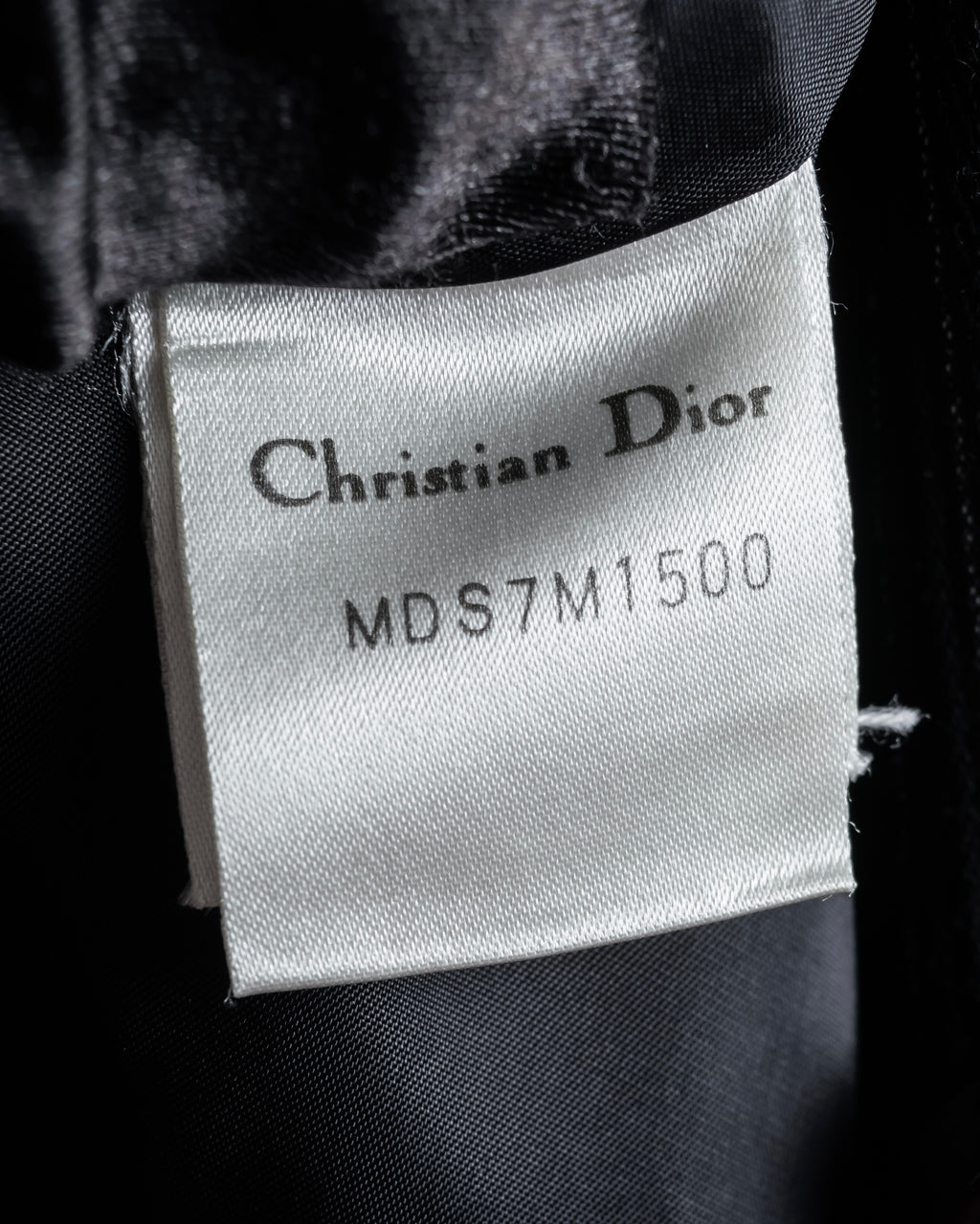 “Christian Dior” 90’s pinstriped four-button long tailored jacket