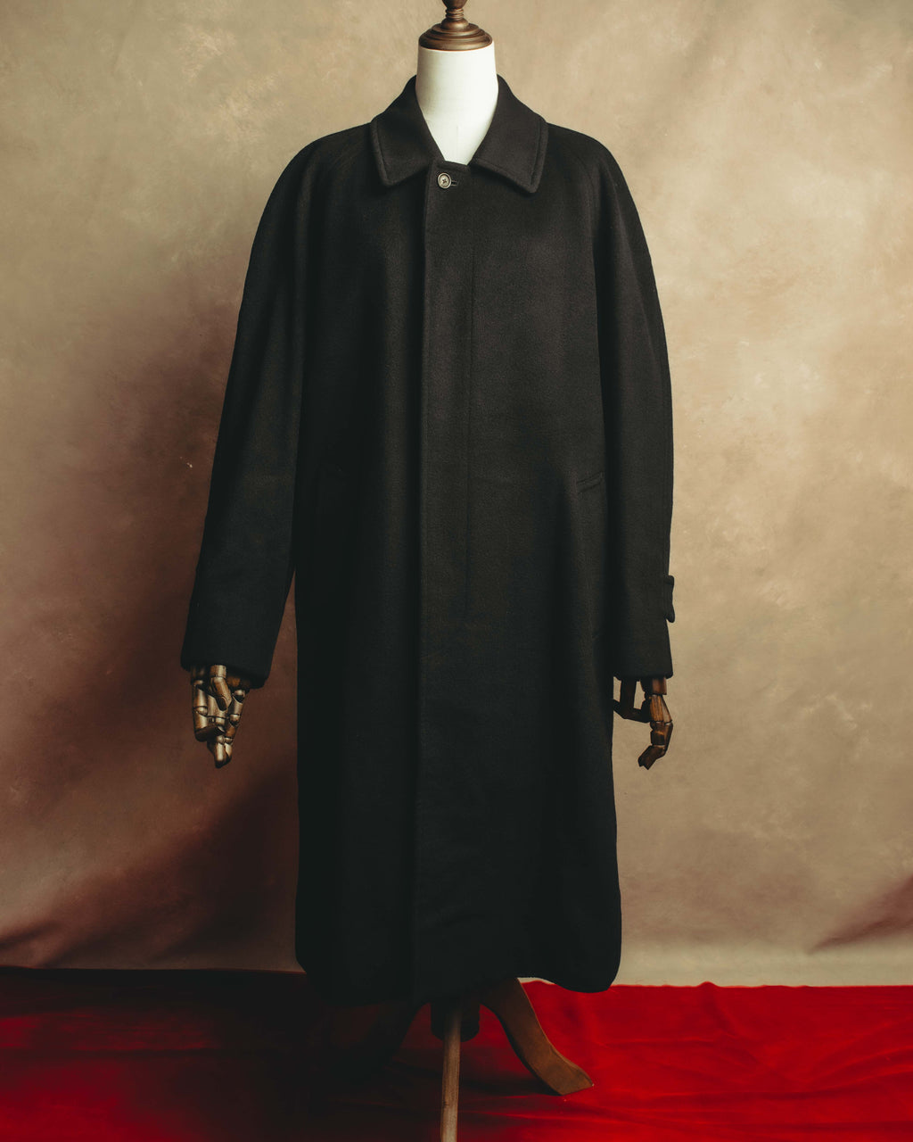 "BURBERRY LONDON" 00's-10's Classic balmacaan coat